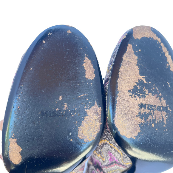 Missoni Purple Hue fabric heels pumps size 39 - Picture 8 of 10